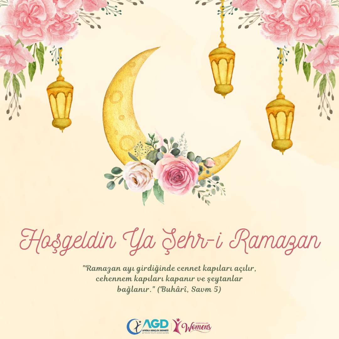 🌙Hoşgeldin Ya Şehr-i Ramazan🌙
"Ramazan ayı girdiğinde cennet kapıları açılır, cehennem kapıları kapanır ve şeytanlar bağlanır." (Buhârî, Savm 5)
.
.
#agdafricawomen