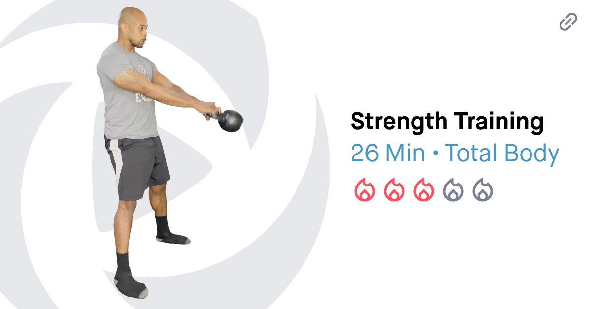 Join Brian for a FREE total body kettlebell strength workout! “I love to utilize kettlebell workouts at least once or twice a week. I can get a dynamic and efficient workout with one piece of equipment, making it an ideal choice.” — Brian gofb.info/TBKettlebell