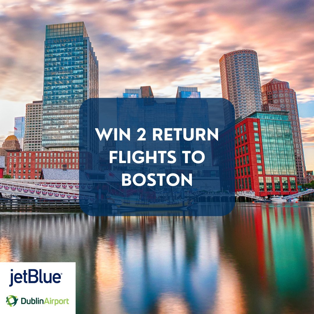 🥁 Win flights to Boston 🥁 @JetBlue starts direct flights from Dublin to Boston and New York from March 14 ✈️ To celebrate, we have 2 return flights to Boston for one lucky winner✨ 1️⃣ Follow @DublinAirport 2️⃣ Like this post 3️⃣ Comment Winner will be announced on March…