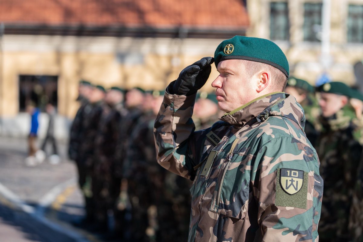 I am happy to congratulate new members of Lithuanian Riflemen's Union! You are making Lithuania more resilient!