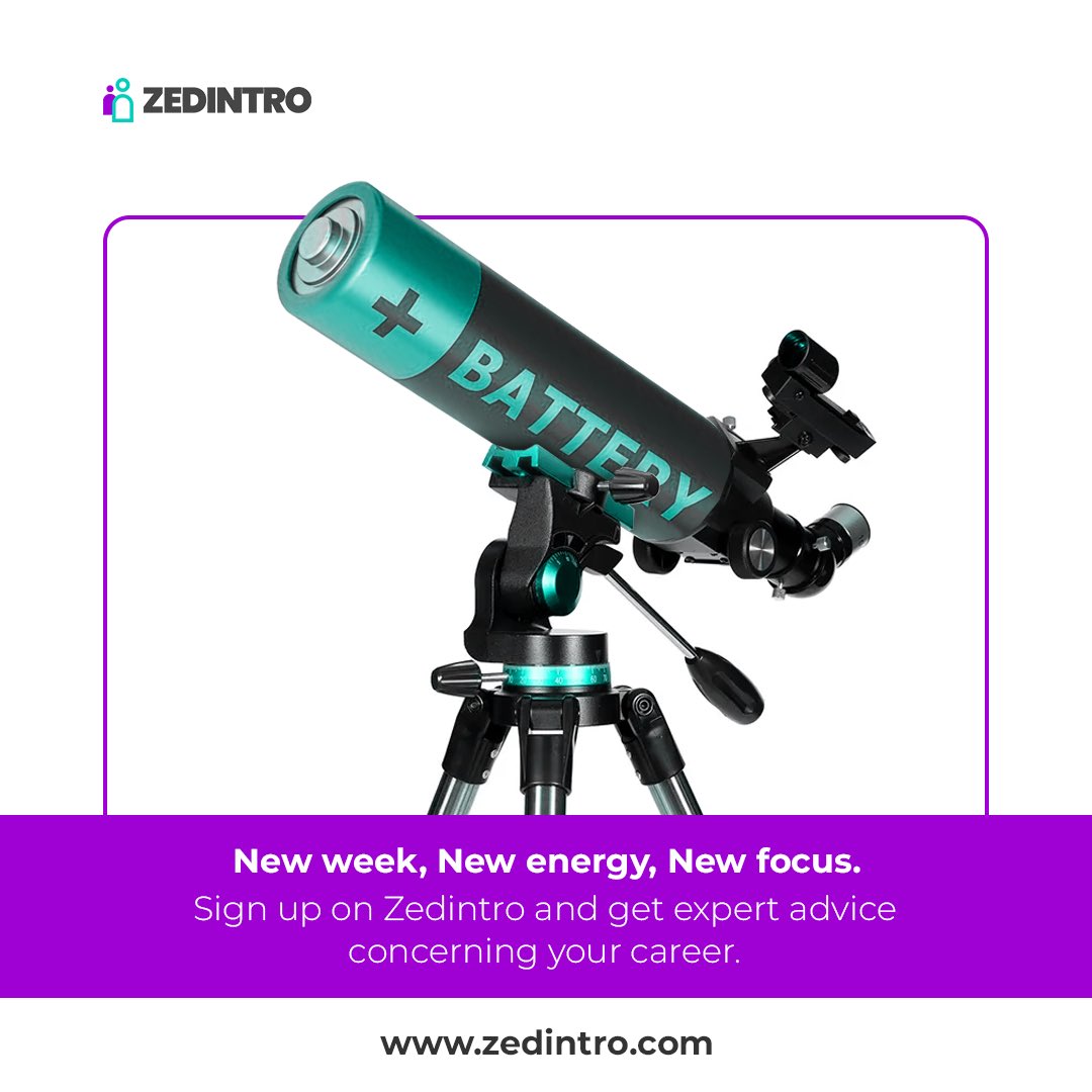 zedintro's tweet image. What do you want to achieve this week career-wise?
Let&apos;s help you with that.

Book a call with an expert on Zedintro today. Visit zedintro.com to get started.

#zedintro #happynewweek #careergoal #careergrowth #careerexperts