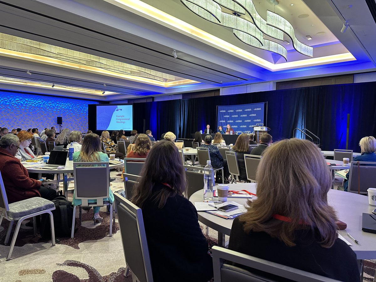Join in on the Day 1 action at the 2024 AHIMA Advocacy Summit! Attendees are making connections with AHIMA team members and fellow participants, immersing themselves in our community. Follow #AHIMAadvocates and be a part of this impactful advocacy experience.

#AdvocacySummit24