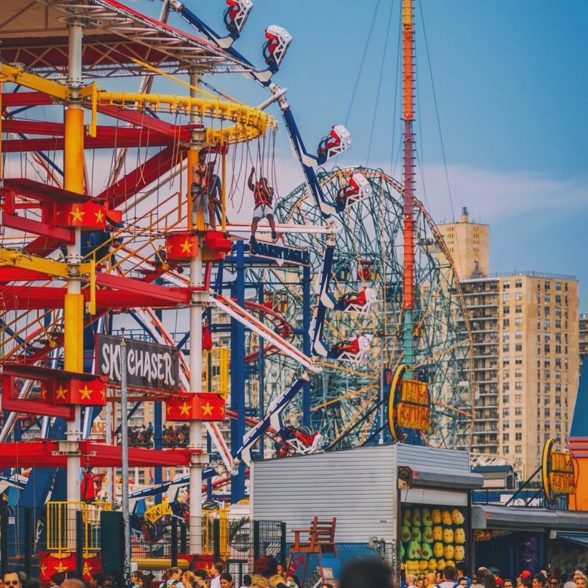 Just 2 more weeks until the fun is back in #ConeyIsland 🎉 Will you be joining us for opening weekend? 🚨Be sure to visit specific venues websites for their opening schedules and hours of operation