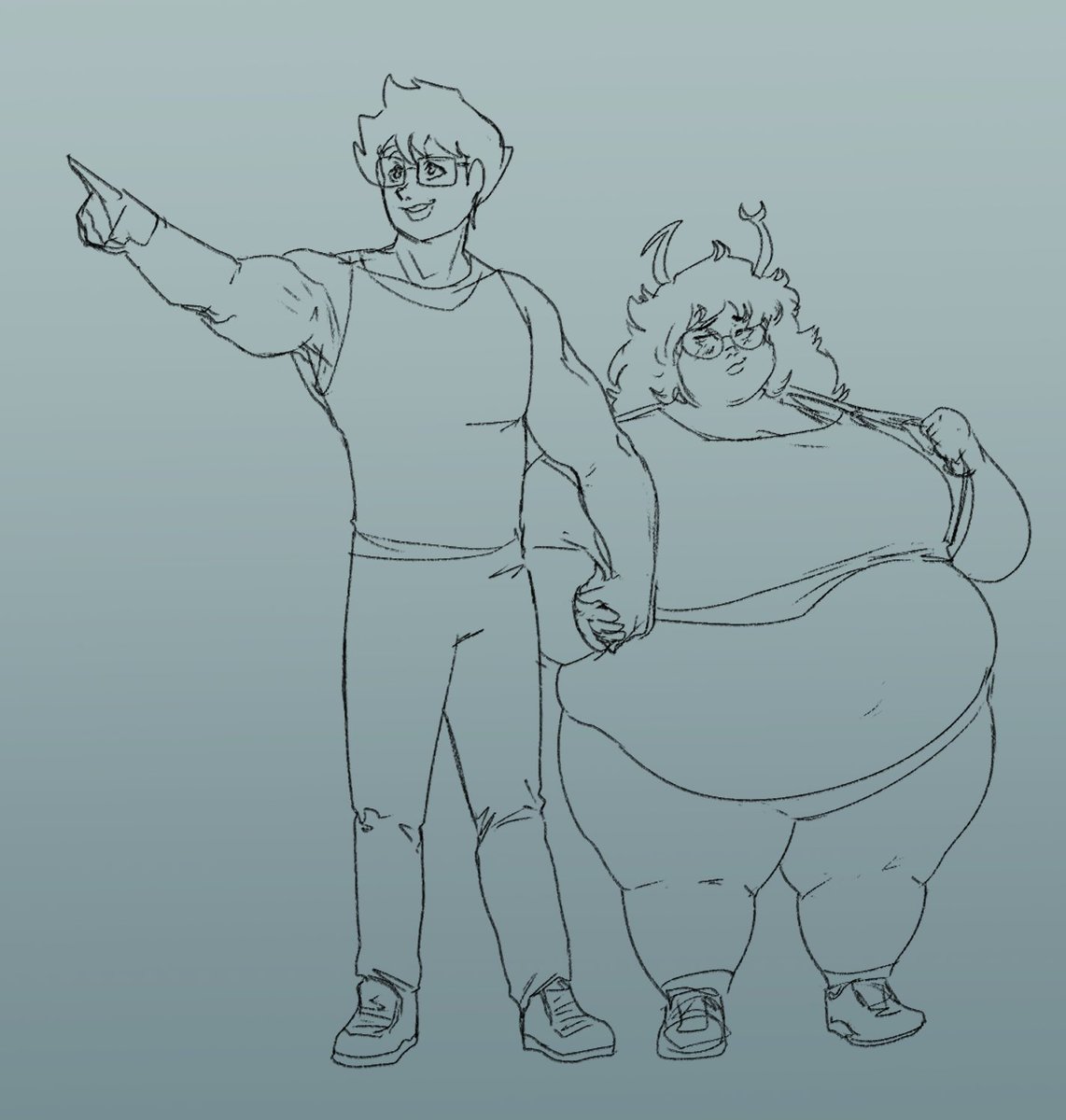 ExponentialMass's tweet photo. Had some stuff cooking in my brain now that I'm well and truly back in on #fatstuck stuff, here's some johnvris to tide my fellow johnvris warriors over
Commissions are open and ongoing! https://t.co/kI382myYnz
