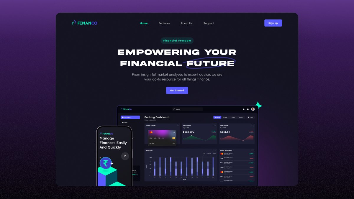 code_theorem's tweet image. Experience the Future of Finance with Our Cutting-Edge Fintech Landing Page Design! ๐จ๐ป
-
-
#MobileAppDesign #FintechDesign #UIUXDesign #AppDesign #FintechLandingPage #MobileDesign #FigmaDesign