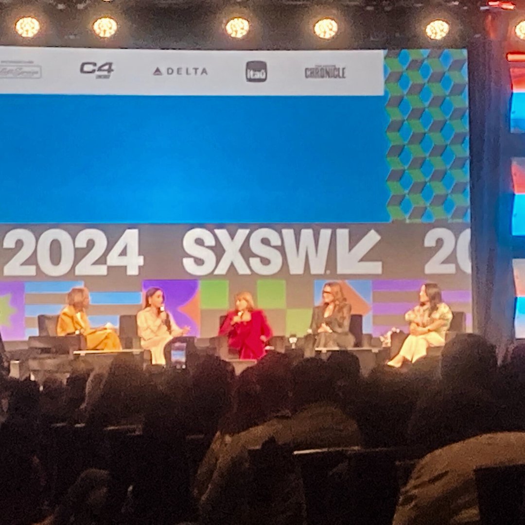 We’ve been cheering on our CEO and founder @karen_new_ from Brum as she takes on @sxsw! 🇺🇸 We're proud to have a presence this year and Karen has been busy representing BOM in talks and will be moderating two panels tomorrow. 🥳