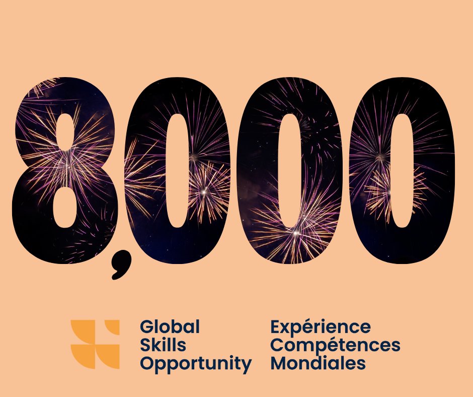 GSO_ECM's tweet photo. More than 8000 students have benefitted from GSO! If you are one of them, let us know in the comments! #GlobalSkillsCA #FromPilot2Program https://t.co/6M5u3EuopE