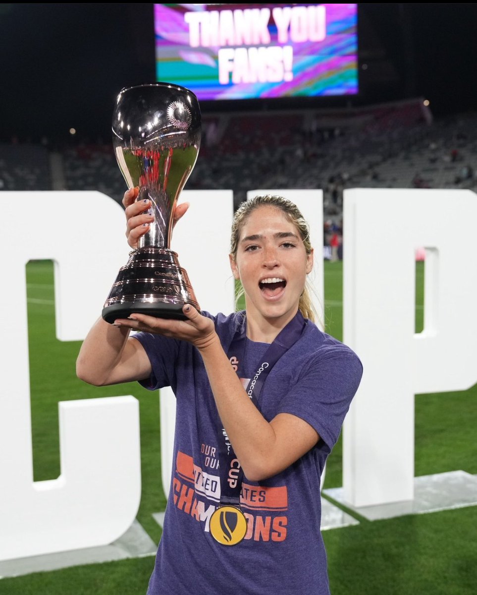 CONCACAF Gold Cup Champion @Korbinalbert2! Future is bright 🤩 #GoIrish ☘️