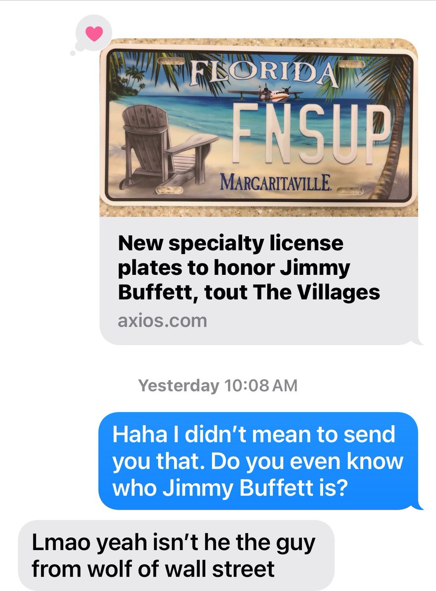 Who one of my sons (who shall remain nameless) thinks Jimmy Buffett is: