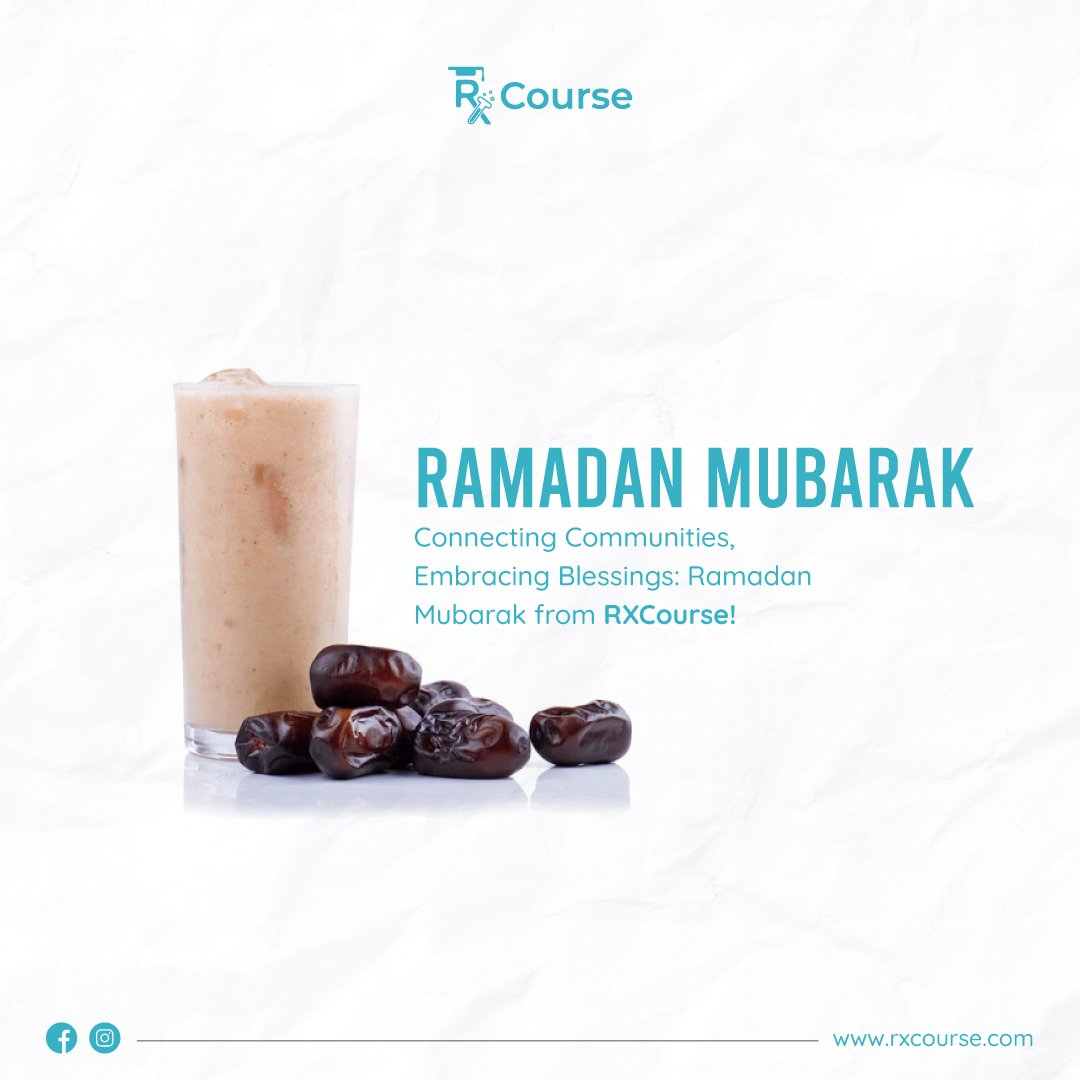 Rx_Course's tweet photo. Ramadan Mubarak from RxCourse! 

Wishing all our students, colleagues, and followers a blessed Ramadan filled with reflection and joy. May this sacred month bring peace, compassion, and unity to your hearts and homes. Ramadan Mubarak once again! 
#rxcourse #pebcexamprep https://t.co/Oogbz2o4op