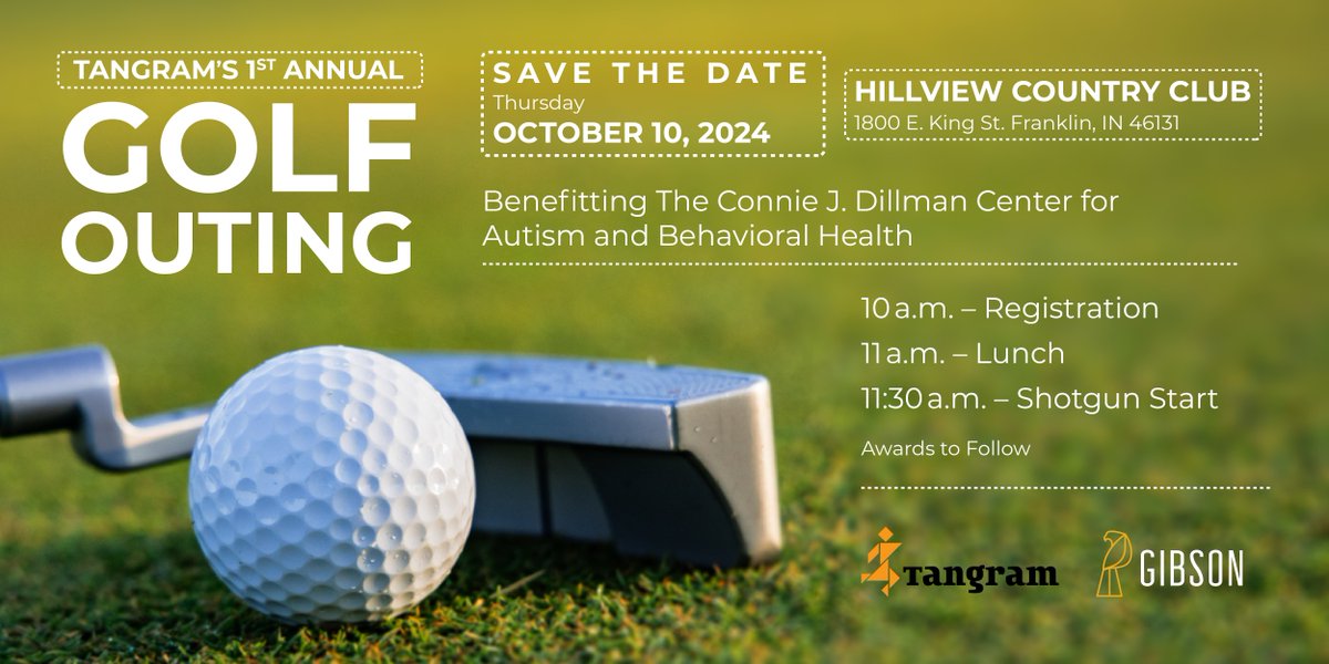 TheTangramWay's tweet photo. 🌟 Save the Date! 🌟
We are thrilled to announce Tangram's 1st annual golf outing fundraiser! 🏌️‍♂️⛳️ Join us on October 10th for a day of fun, golf, and giving back to a great cause. See you on the green!🏌️‍♀️ #TangramsGolfOuting #SupportingThoseInNeed #CommunitySupport https://t.co/Q0bqtWZ2hB