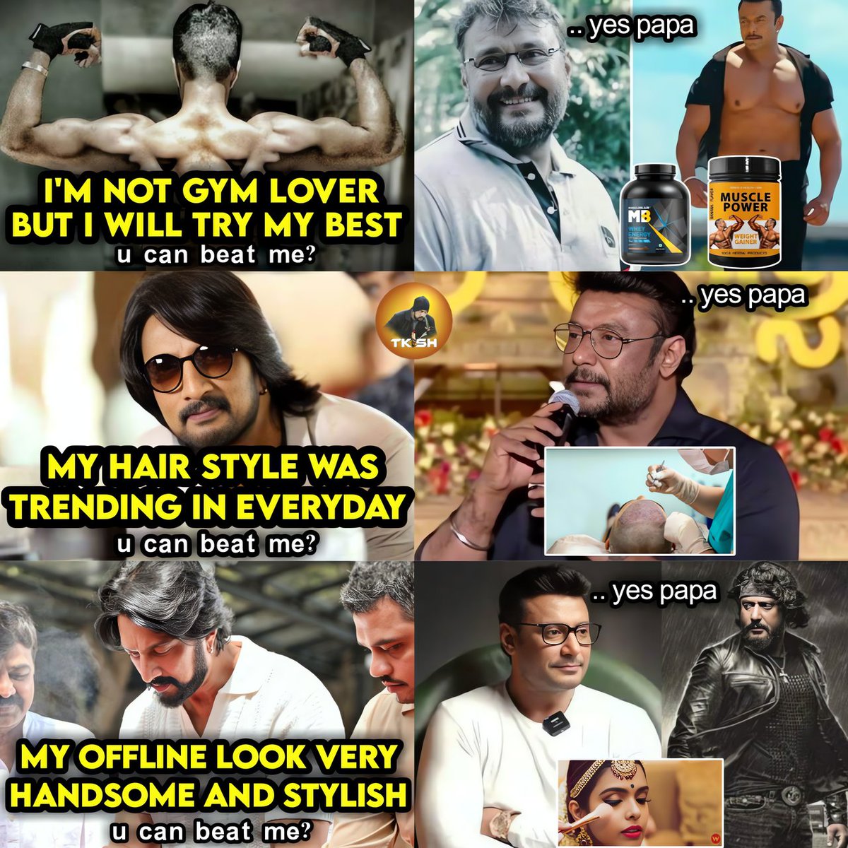 U Understand Son @dasadarshan? #Kicchasudeep #MaxThemovie #MAX @KicchaSudeep #BRB