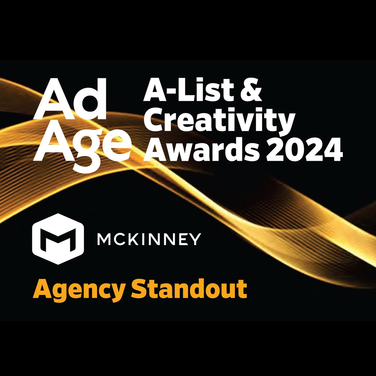 Humbled and honored to announce that McKinney has been named a 2024 Ad Age A-List Agency Standout. Huge shoutout to our McKinney team and client partners! Your Smarts and Hearts™, dedication, creativity, and collaborative spirit are what make us a standout. <a href="/adage/">Ad Age</a> #AdAgeAList