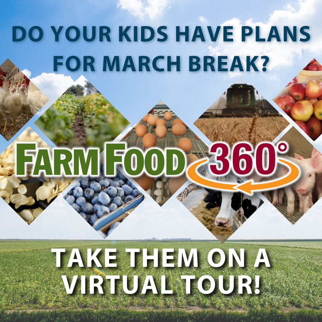 Keep your kids entertained and educated this March break with FarmFood360! Explore farms, meet animals, and learn about food production. Don't miss out - visit FarmFood360.ca today!