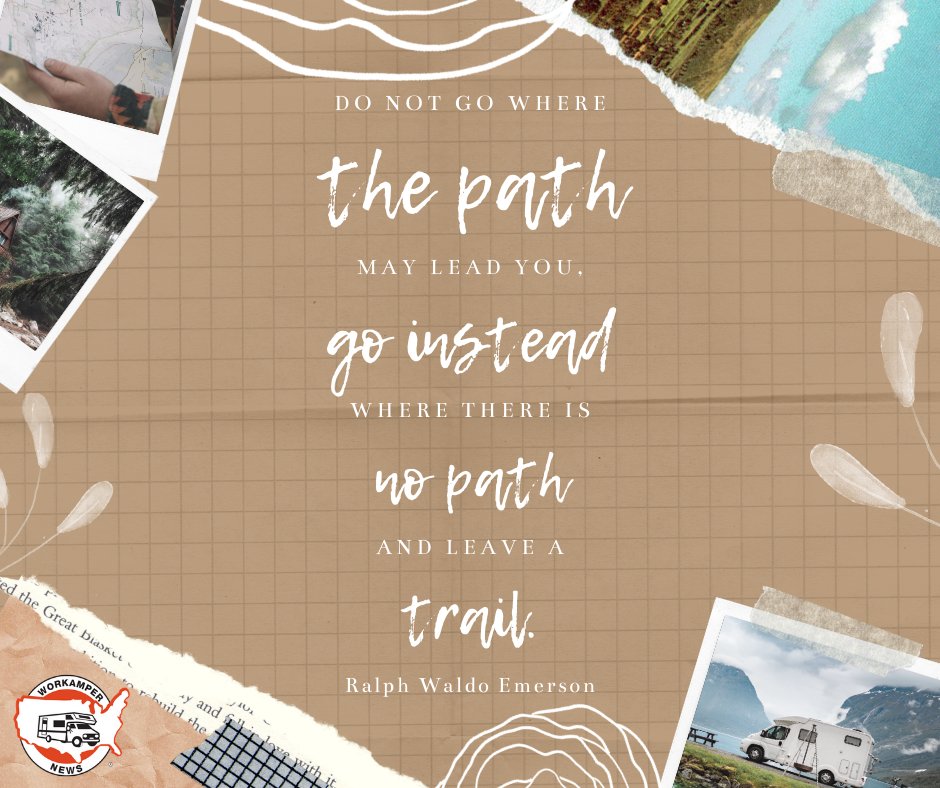 #MondayMotivation #Workamping #RVLife #FulltimeRV #Workamp #RVing #RVLivingFulltime #WorkCamp #WorkingRVers #EscapeTheOrdinary