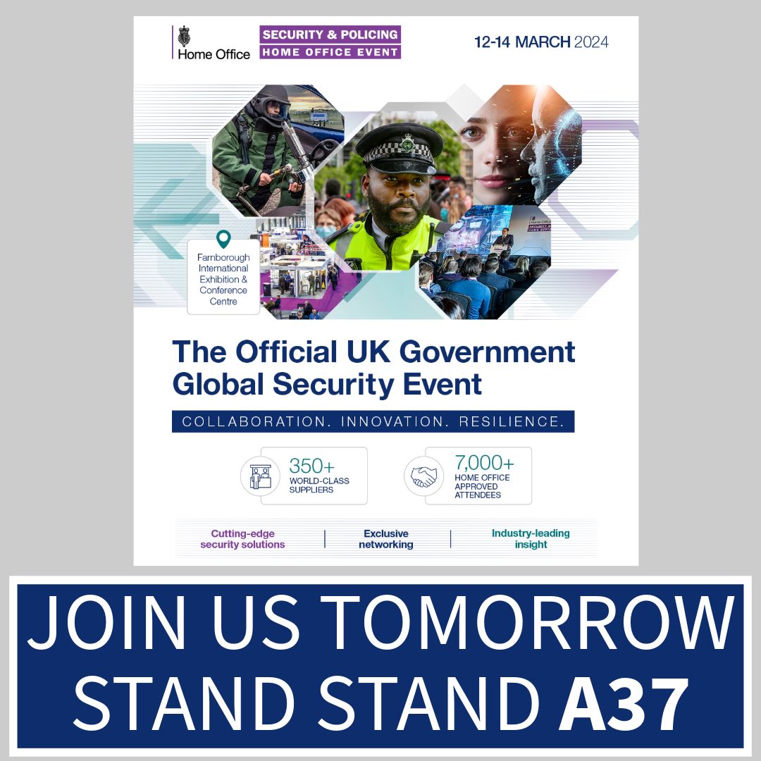JOIN US TOMORROW - Stand A37! Professional grade Security Institute members (ASyl, MSyl and FSyl) are approved to attend Security & Policing 2024, which returns to the Farnborough International Exhibition and Conference Centre between 12-14 March 2024. buff.ly/3Nx7fhG