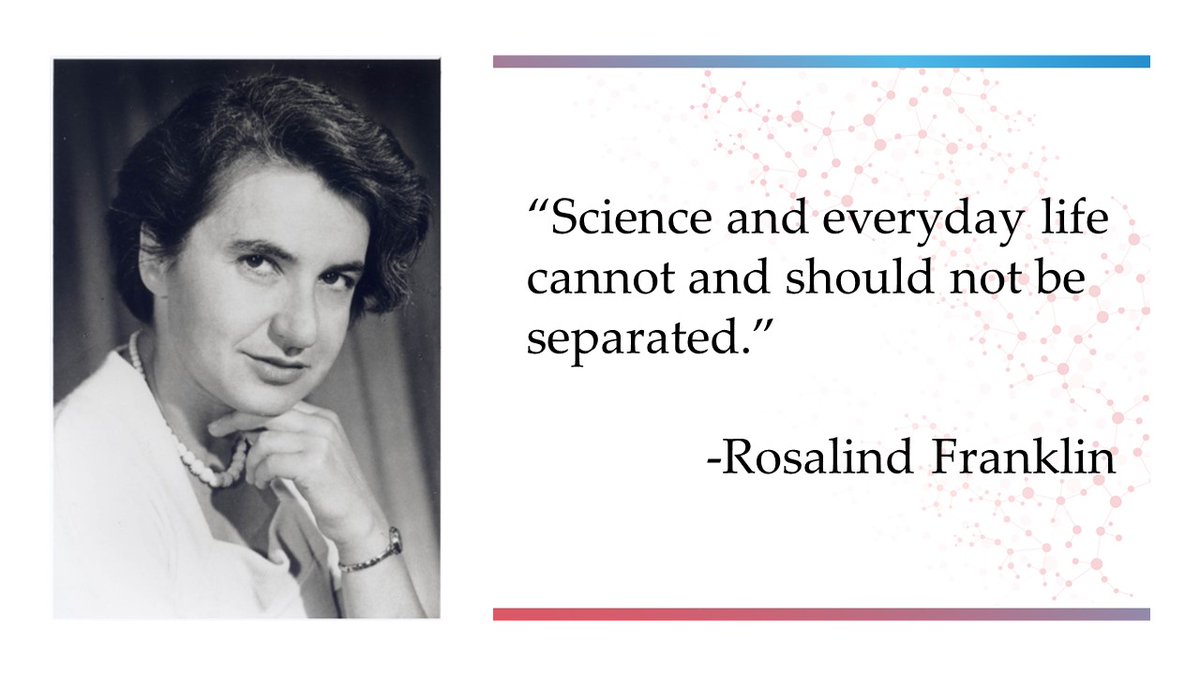 🔬🌟 In tribute to #WomensHistoryMonth, we celebrate #RosalindFranklin, a biophysicist whose pioneering work on DNA's structure, despite gender biases, laid the foundation for genetics. Her X-ray images were pivotal in unraveling the double helix.  #WomenInScience #WHM