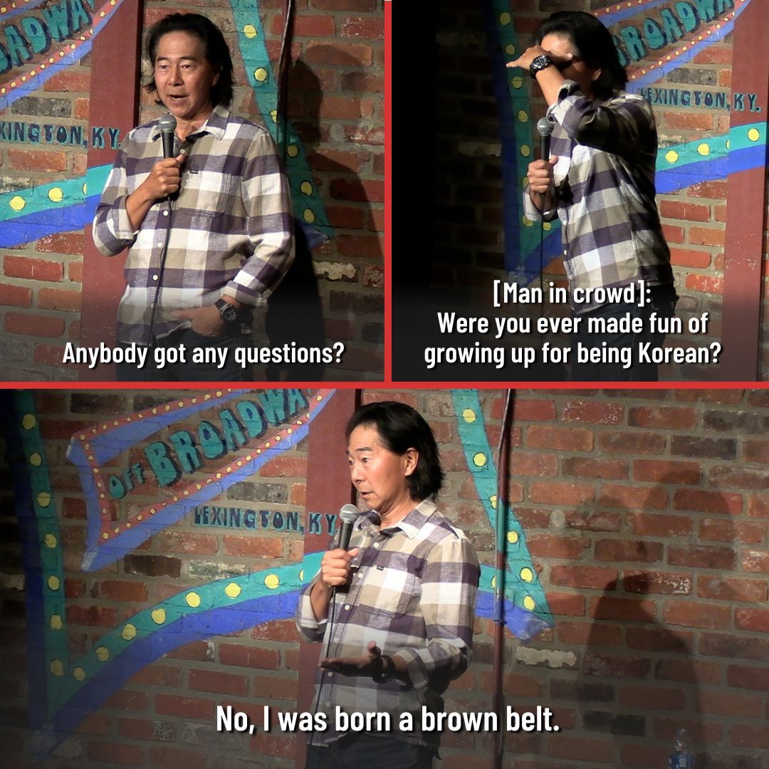 Don’t mess with me! 

#henrycho #henrychocomedy #standupcomedy #brownbelt