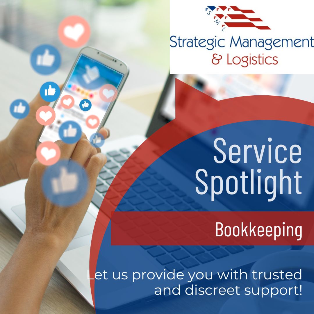 Crunching numbers leaving you exhausted? Consult with our expert bookkeeping staff on how they can help with payroll, QuickBooks , audit research and so much more!

Learn more about how SML can support your business: buff.ly/42PVete!

#strategicmanagementlogistics #sml
