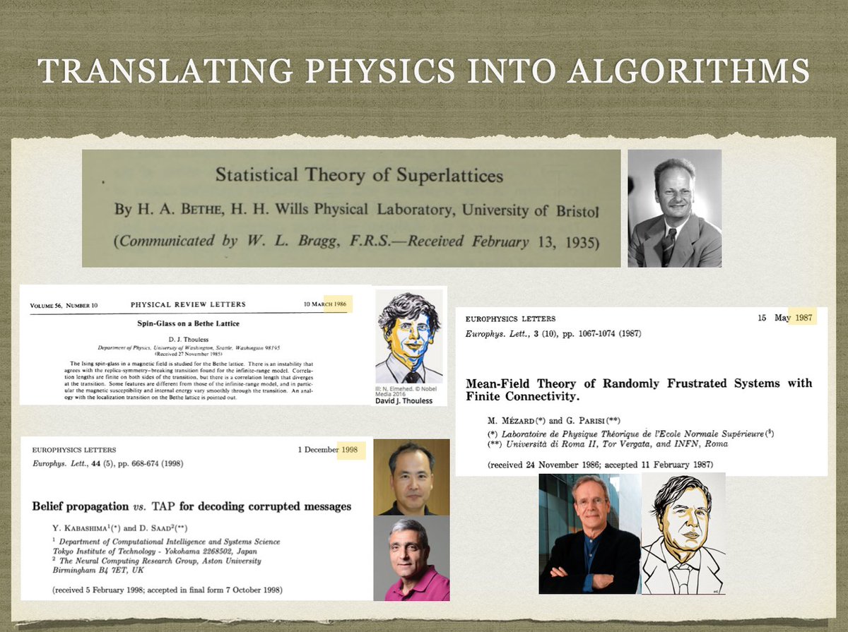 This week, I am visiting Cornell. Honoured to give the Bethe lecture series physics.cornell.edu/bethe-lectures. This gave me an occasion to revisit the influence one of Bethe's papers had on how I view the interaction between physics and computer science. A sneak-peak below.