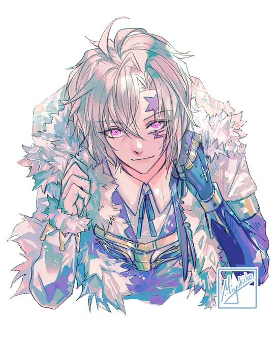 [DGM] Allen Walker practice drawing! Trying out some colours. 