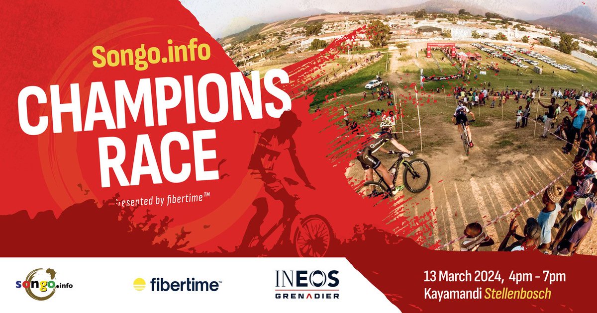 It's race week! Are you joining us for the Champions Race, presented by @GetFibertime on Wednesday afternoon? You can get all the info, and eBike entries, here: songo.info/champions-race…