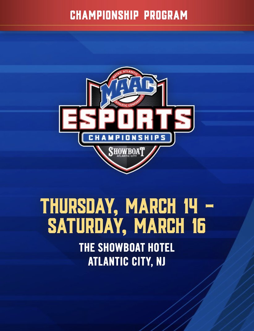 Get ahead of the action before the 2024 MAAC Esports Championship and take a look at our Digital Program! 

📕 : bit.ly/3Ix6sKI

#MAACEsports