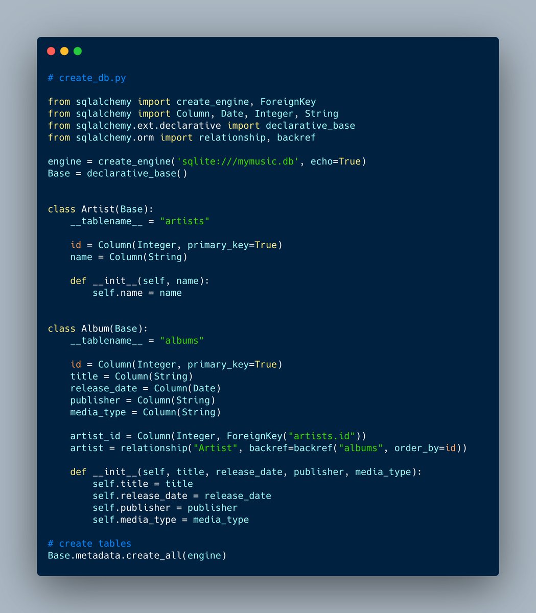 #Python supports multiple SQL Object Mappers. These tools turn SQL into ...