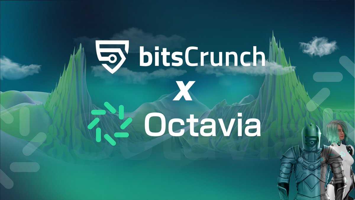 bitsCrunch's tweet photo. bitsCrunch x Octavia

We’re happy to partner with Octavia, the leading AI chatbot that helps web3 communities seamlessly navigate the crypto market, designed for peak efficiency and ease in the digital currency space.

bitsCrunch Foundation and Octavia Labs will explore opportunities to integrate and leverage each other's AI technologies.