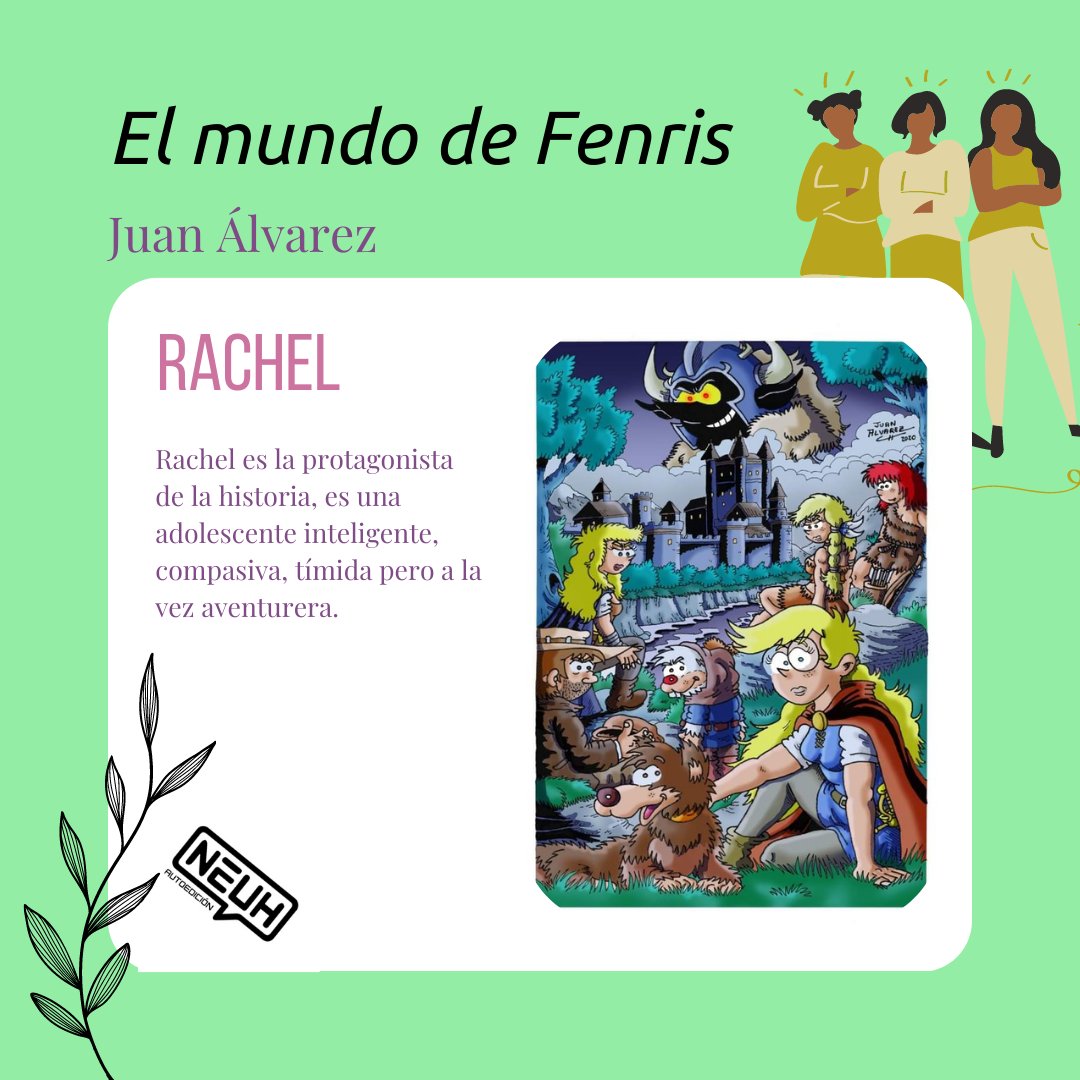 NoEsUnHobby's tweet image. Las obras de #neuh están llenas de luchadoras, como Rachel, la protagonista de El mundo de Fenris, de @juanalvarezilus