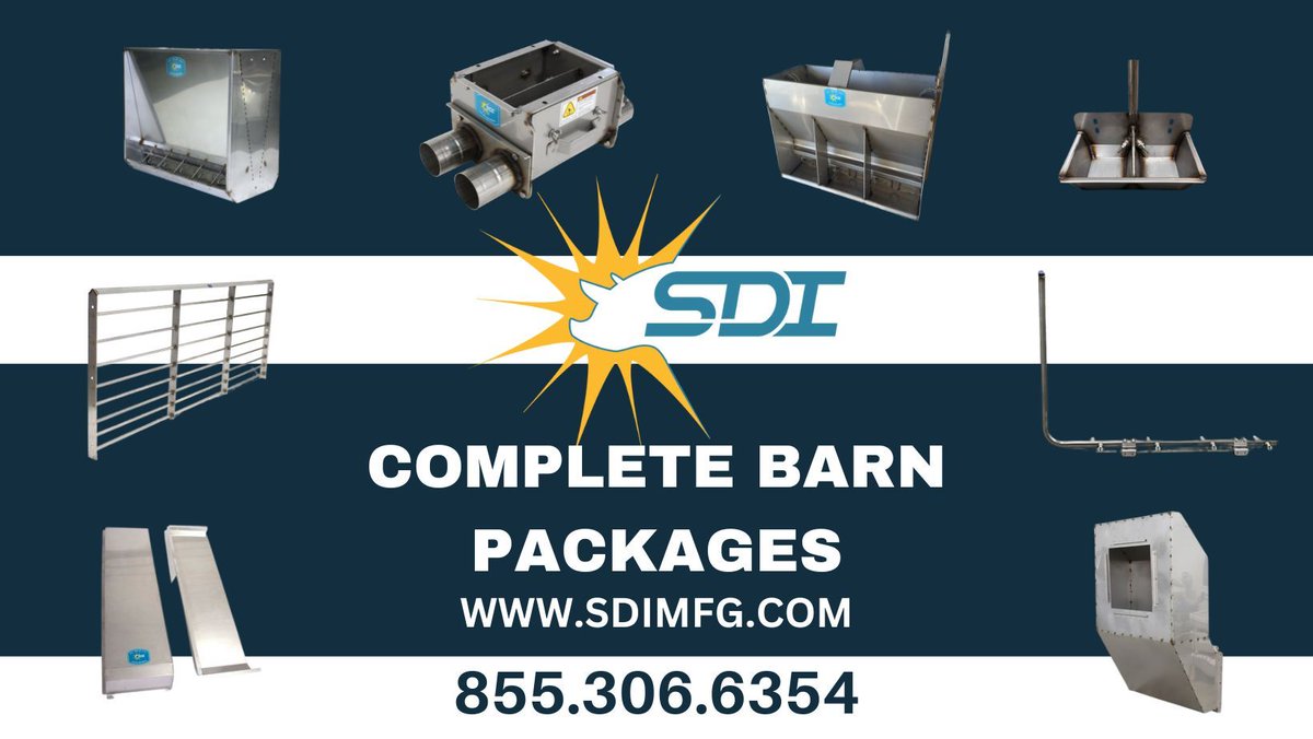 Check out our entire line of equipment at sdimfg.com