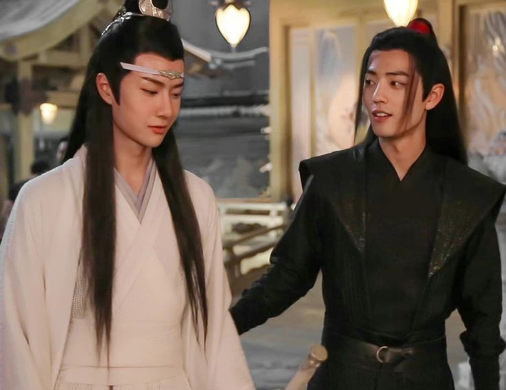 yiboneverbows's tweet image. wang yibo and xiao zhan on the set of cql

a thread ;