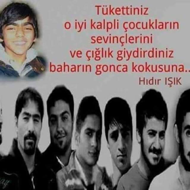 BUNLARA KIYANLARA YAZIKLAR OLSUN KATİLLERİ LANETLİYORUM.