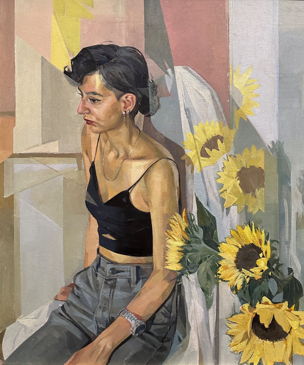 Hanieworking's tweet photo. Sunflower/ Oil on canvas board/ 50x70 cm
.
#painting https://t.co/jeoxgrgv4b