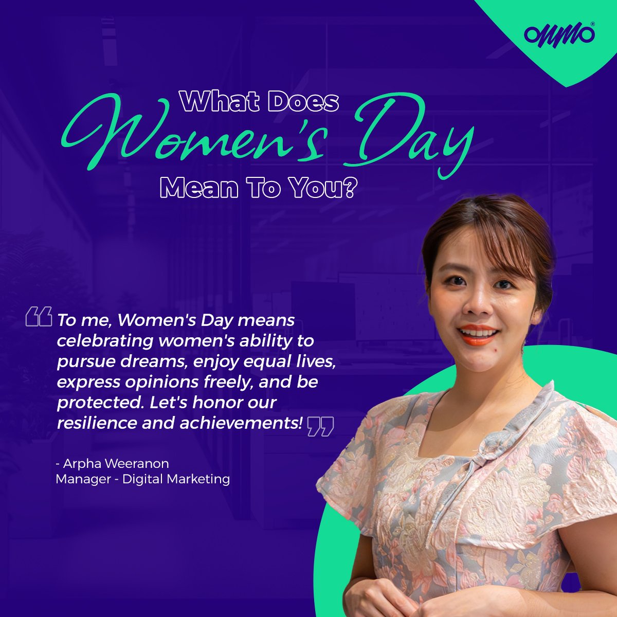 Join Arpha from our Digital Marketing Team to commemorate the true spirit of #InternationalWomensDay and Women Empowerment. #IWD