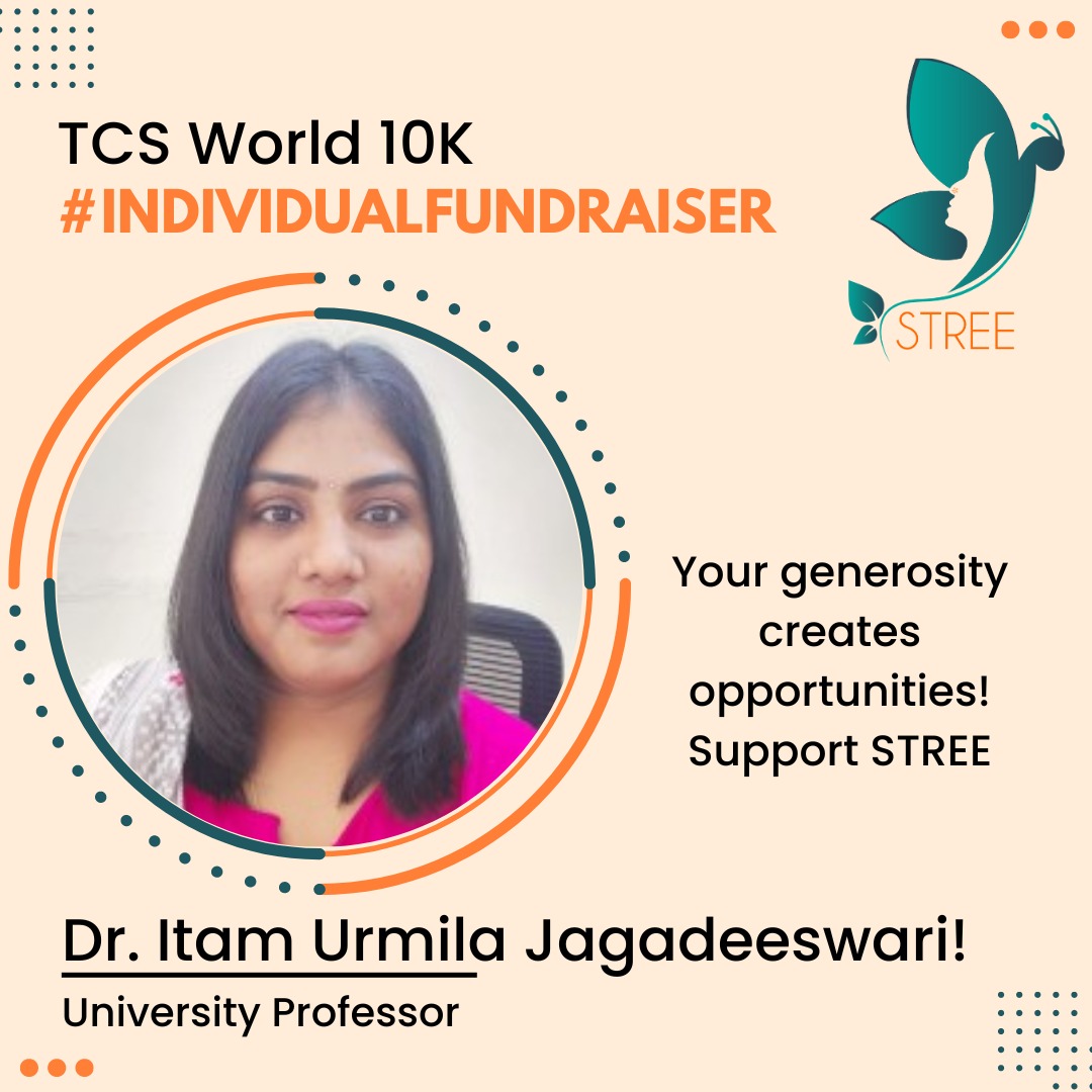 KIF_STREE's tweet photo. KIF is extremely happy to have Dr. Itam Urmila Jagadeeshwari as our spirited individual fundraiser for TCS World 10K. 

1.⁠ ⁠Visit our fundraising page and Donate: https://t.co/zGUwheTBAC
2. Spread the word by sharing this post!.

@_aidbees_ @TCSWorld10K @procamintl 
#STREE https://t.co/2JSduS9GuQ