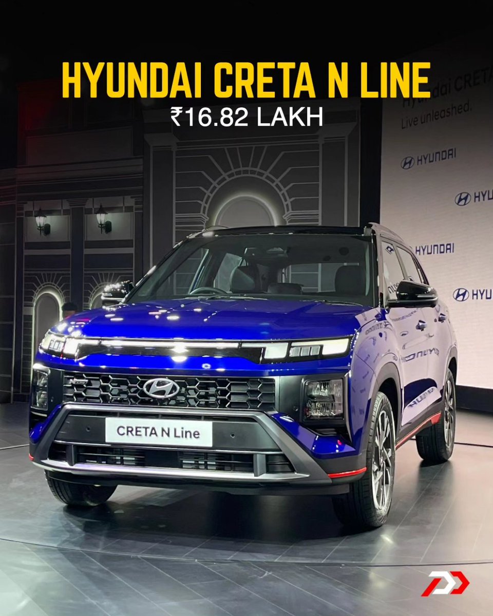 The Hyundai Creta N Line is here! 160hp, 0-100kph in under 9 seconds and prices start at ₹16.82 lakh.

#PowerDrift #PDArmy #HyundaiNLine #Hyundai #HyundaiCretaNLine #CretaNLine