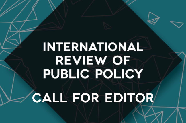 📢 Exciting opportunity alert! 🌟 To scholars of the Public Policy community: The International Review of Public Policy (IRPP) is seeking a new Editor to join our diverse and inclusive team. #scopus #publicpolicy More information on how to apply: bitly.ws/3fygk