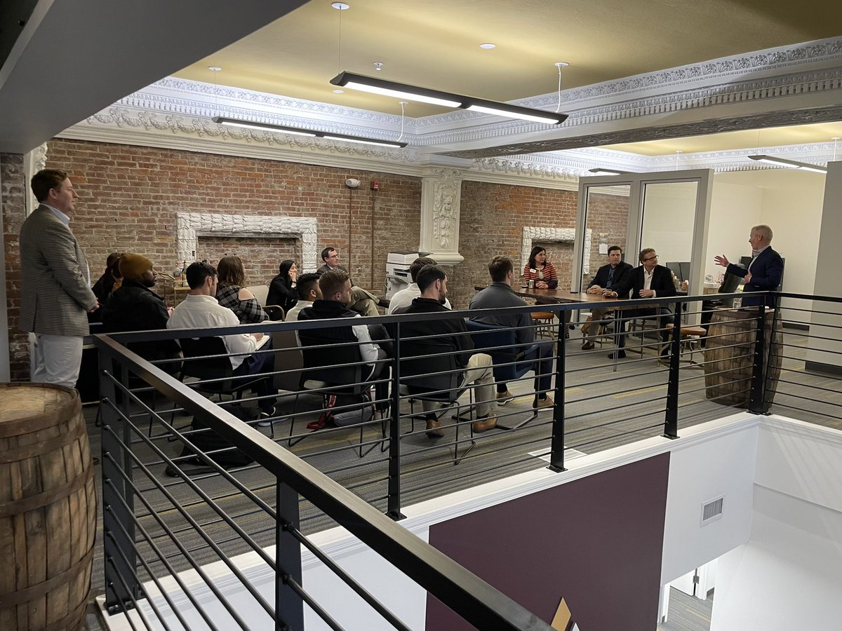 FredSutterlin's tweet image. It was an honor joining Taylor Thompson, Jenny Johnston and Dustin Coffman as we hosted and led a @UofLbiz School MBA class in our office. What a great and engaging group!   
Thank you Patrick Nessenthaler, CFA, CAIA, MAI, CRE
@prgproperty 
#RealEstateFinanceandInvestmentsClass