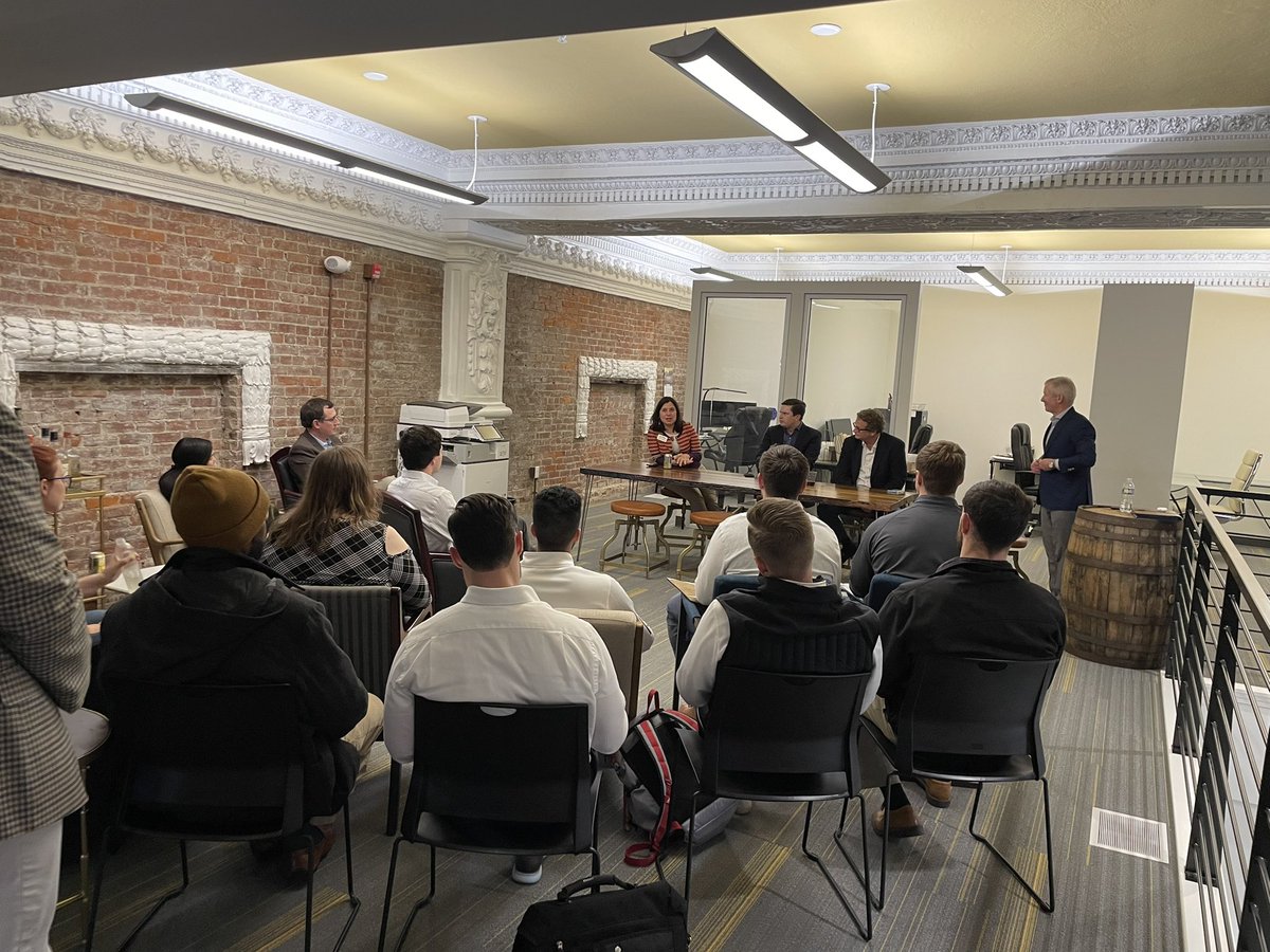 FredSutterlin's tweet image. It was an honor joining Taylor Thompson, Jenny Johnston and Dustin Coffman as we hosted and led a @UofLbiz School MBA class in our office. What a great and engaging group!   
Thank you Patrick Nessenthaler, CFA, CAIA, MAI, CRE
@prgproperty 
#RealEstateFinanceandInvestmentsClass