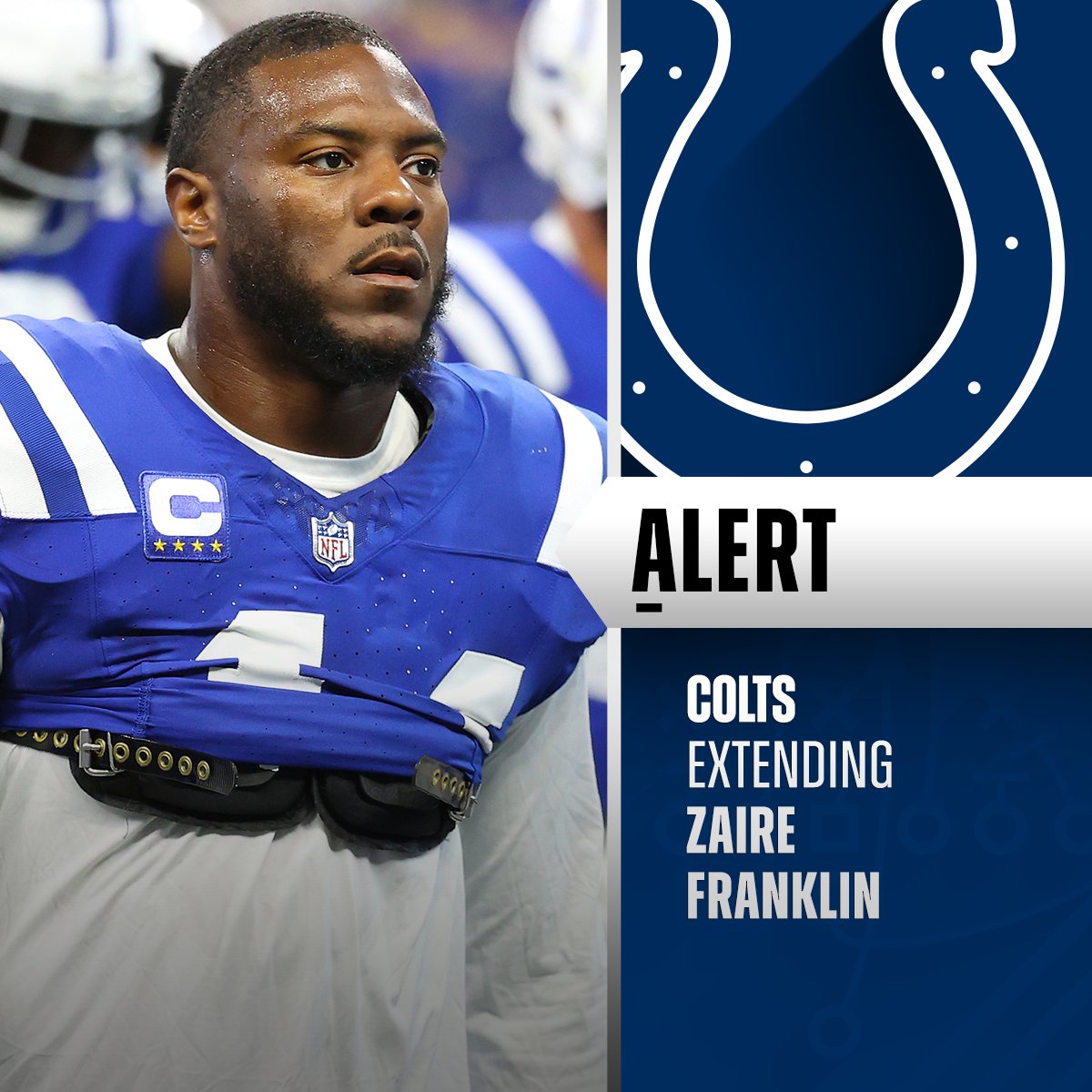 Colts, LB Zaire Franklin agree to terms on a 3-year, $31.26M extension. (via @RapSheet)