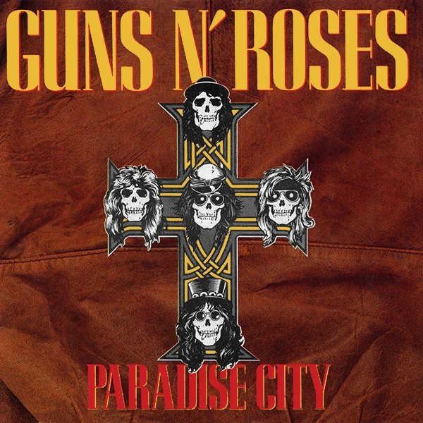 RockTheseTweets's tweet photo. #OnThisDay in 1989, "Paradise City" (the 4th single from their debut album Appetite For Destruction) peaked at #5 on the Billboard Hot 100. It also reached #14 on the Mainstream Rock Chart and interestingly is the only song on the album to feature a synthesizer. #80sMetal https://t.co/xhVWFYrchX