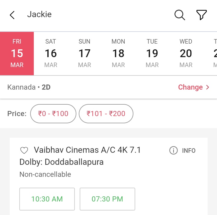 Doddaballapur -Vibhava theatre 🎭
Booking open ❤️💥
#doddabaplapur
#JackieReRelease
#Jackie
#DrPuneethRajkumar
#PowerInU