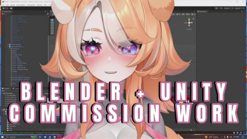 puprrii's tweet photo. 🩷 LIVE NOW 🩷

Blender + Unity work on both commissions and my personal project. 
( link in replies! ) 

[ #vtubers #puplive ] https://t.co/t7X8TV0ZqD