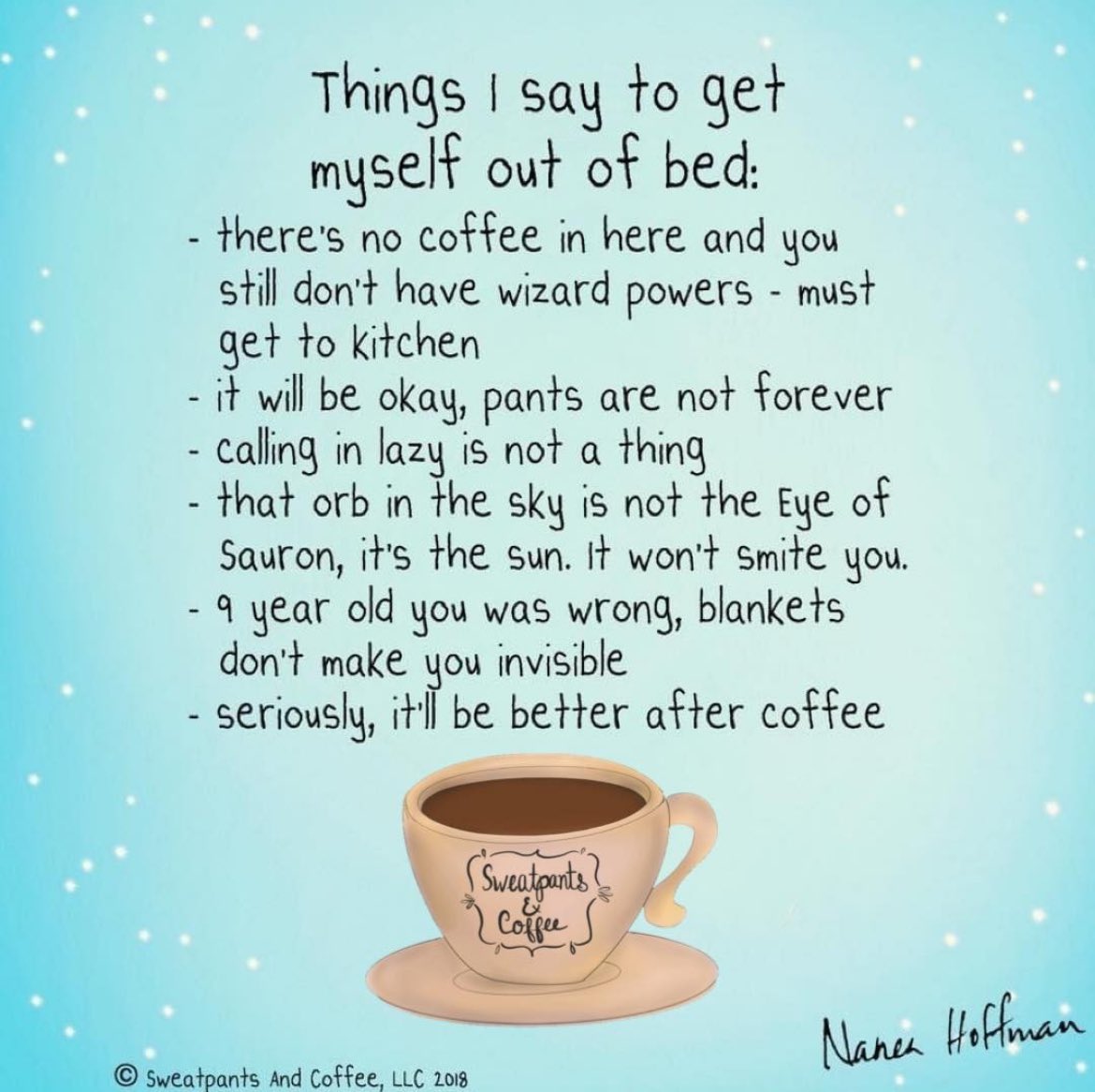 Better with coffee 💙☕️