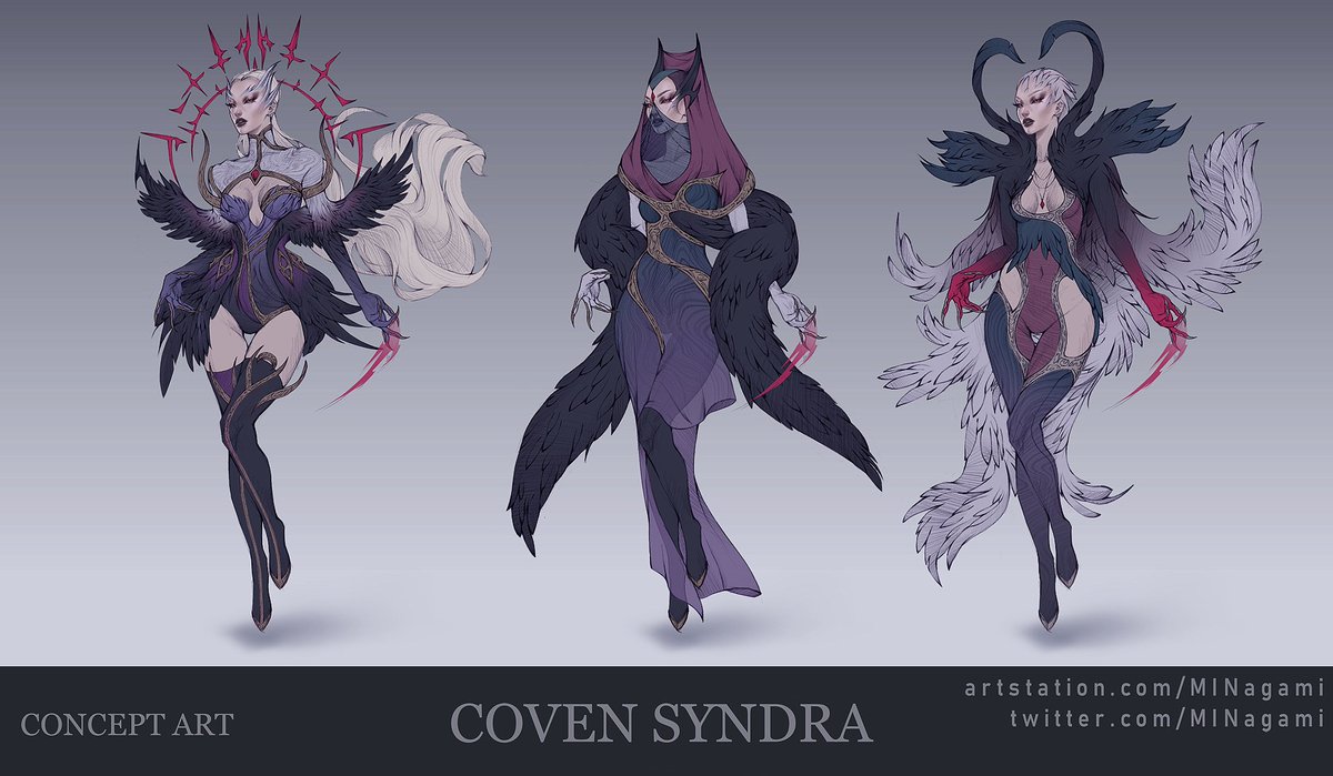 Coven Syndra Splash art is coming soon! I remember being so proud of this one back then
