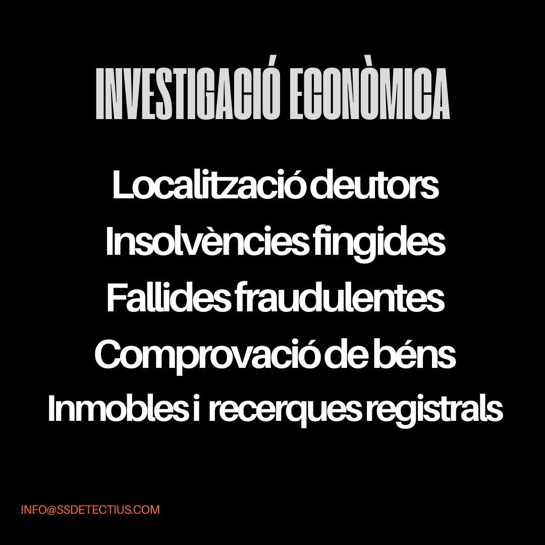 ssdetectius's tweet image. Encara no saps tot el què podem oferir? #osona #vic #ssetectius #empreses #laboral #legal #mercantil #economic #familia #divorcio