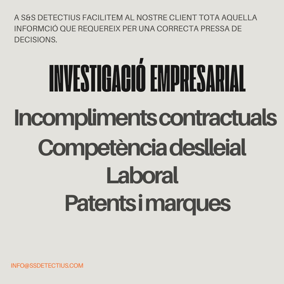 ssdetectius's tweet image. Encara no saps tot el què podem oferir? #osona #vic #ssetectius #empreses #laboral #legal #mercantil #economic #familia #divorcio