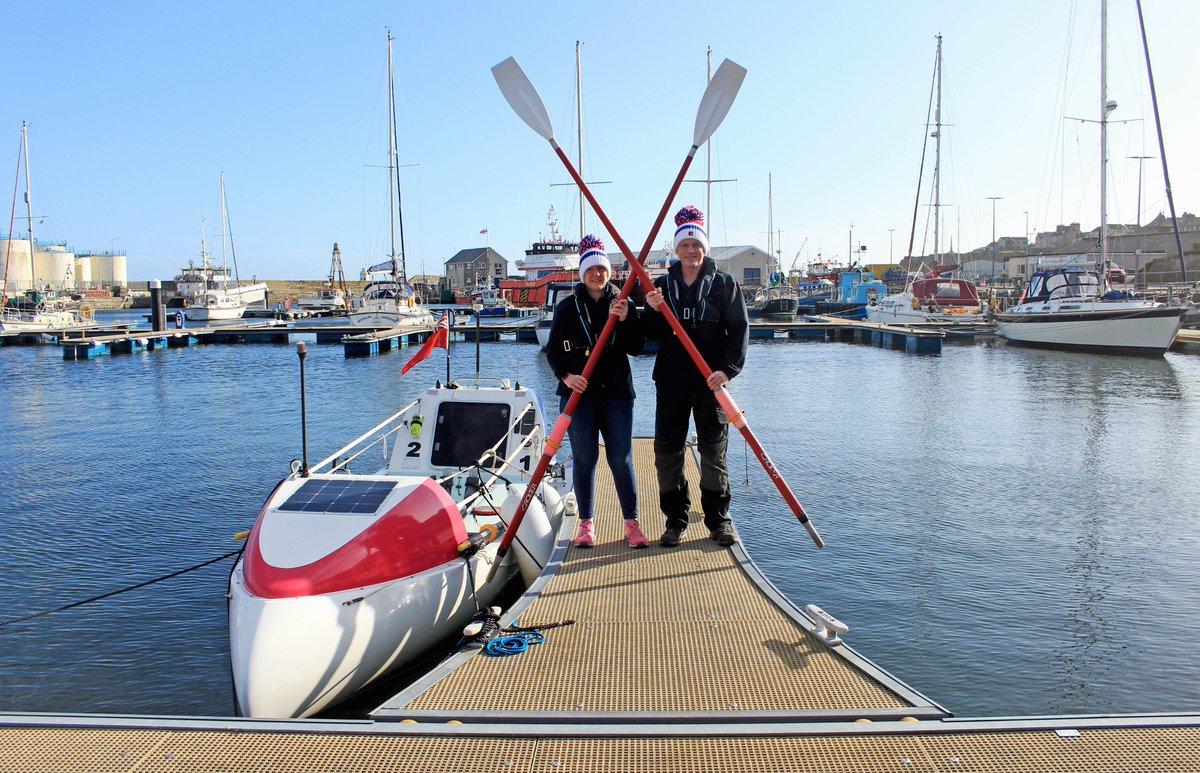🗣️'We're aware of how quickly things can change. There's a healthy respect for the power of the sea.' Good luck to Allan and Mhairi as they prepare for their epic round-Britain challenge for @RNLI and @ScotAirAmb 🚣 johnogroat-journal.co.uk/news/wick-pair…