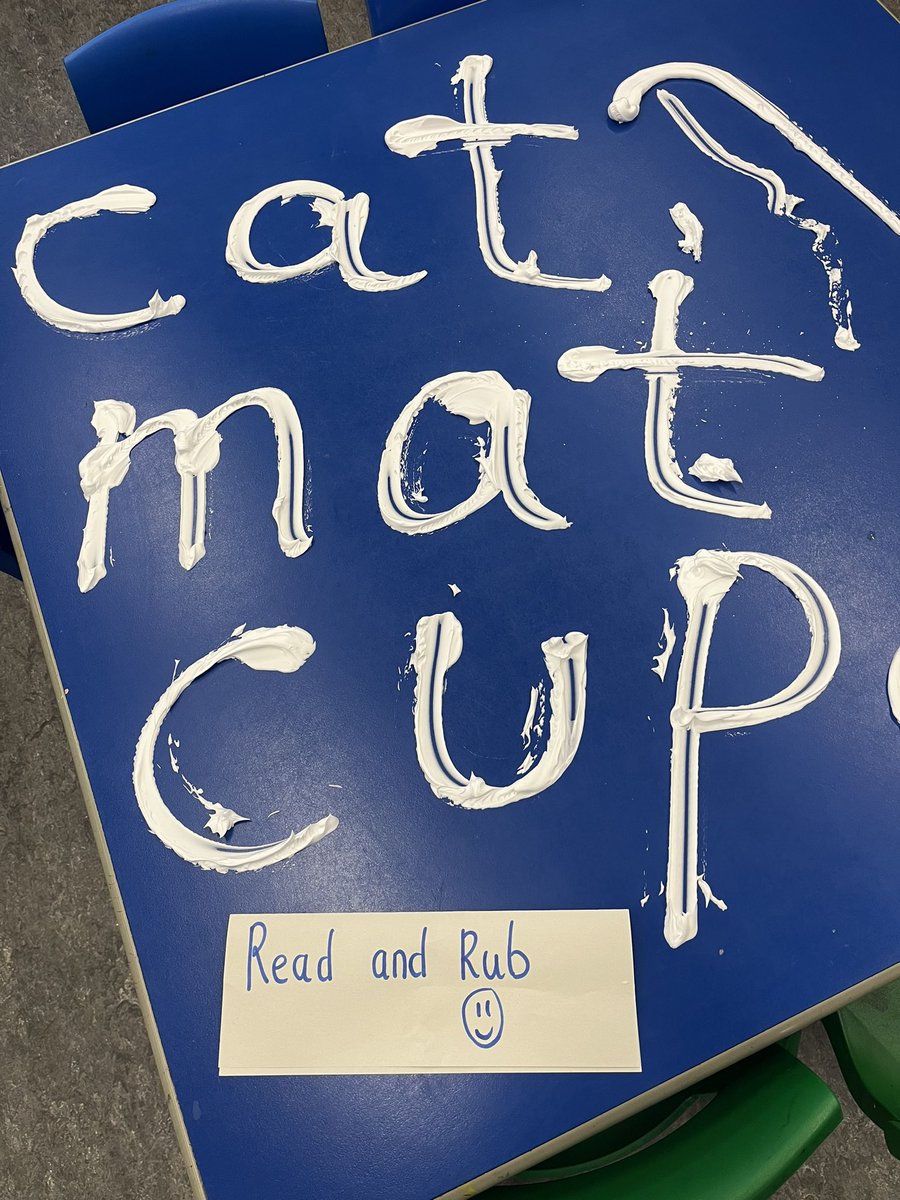 ibroxprimary's tweet image. Read and rub was a hit this morning 😀#SoftStart #Literacy #RWI #Greenwords #CVC #MessyPlay 🔡